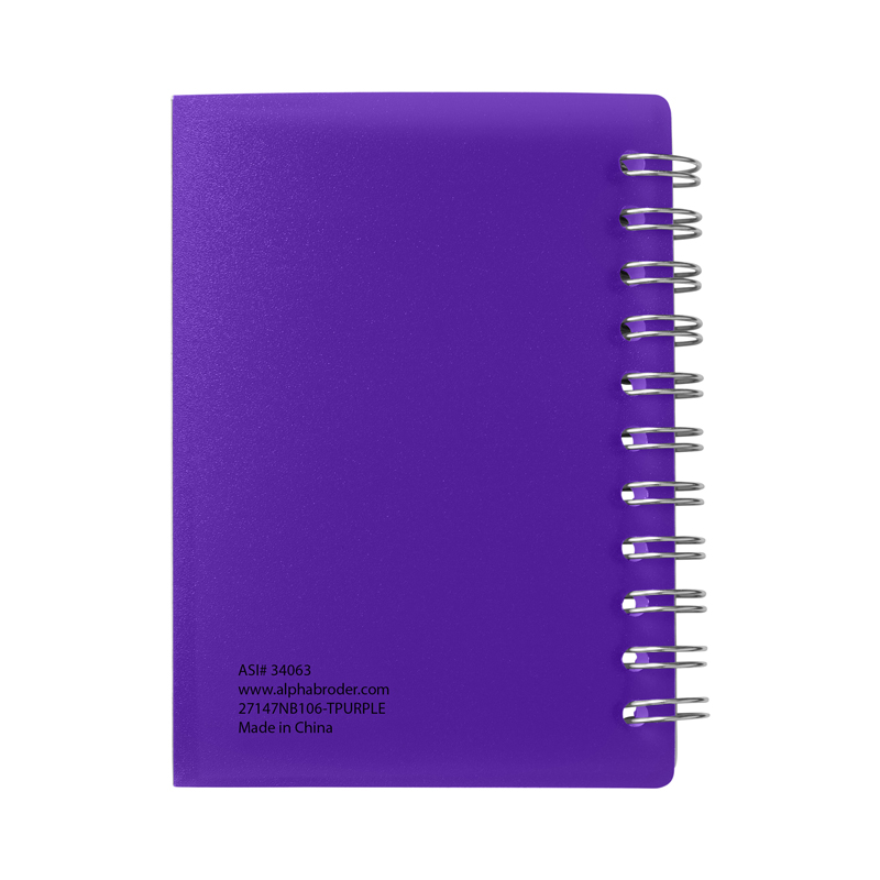 Curve Small Spiral Notebook 3.25" x 4.25". 54