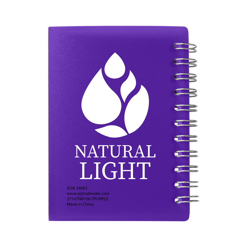 Curve Small Spiral Notebook 3.25" x 4.25". 76