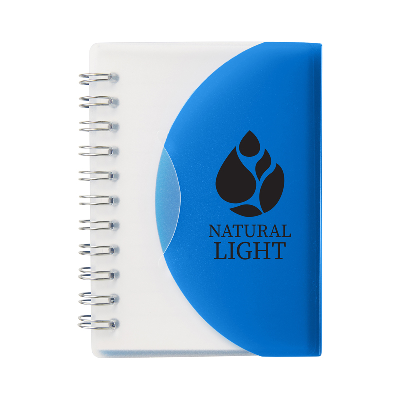 Curve Small Spiral Notebook 3.25" x 4.25". 30