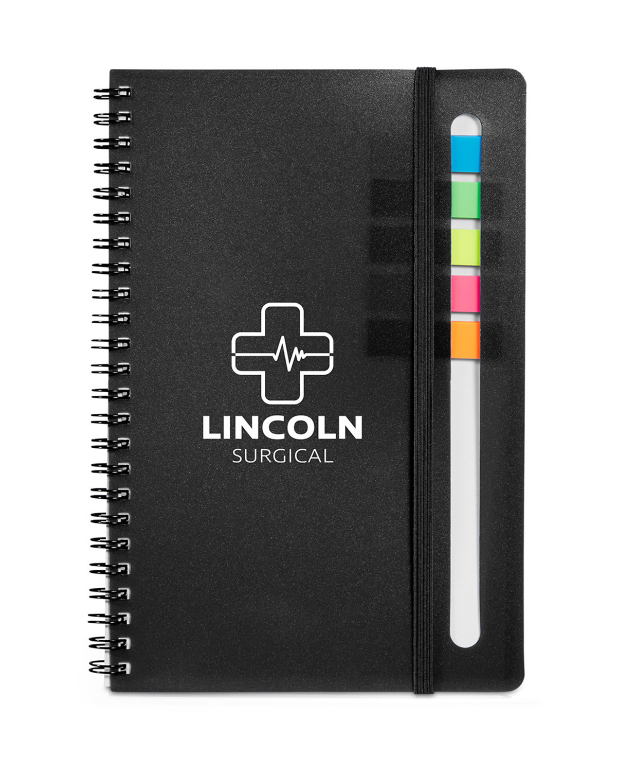 Semester Spiral Notebook With Sticky Flags 6.25" x 8.5" 11