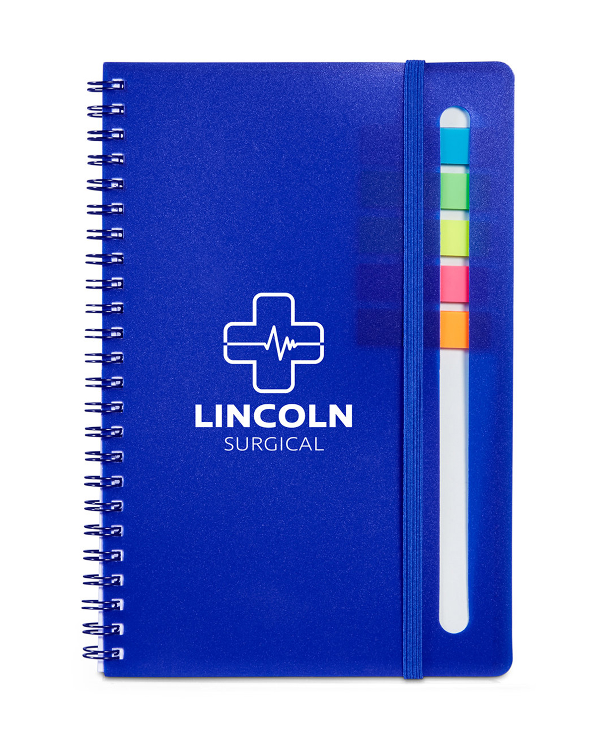 Semester Spiral Notebook With Sticky Flags 6.25" x 8.5" 18