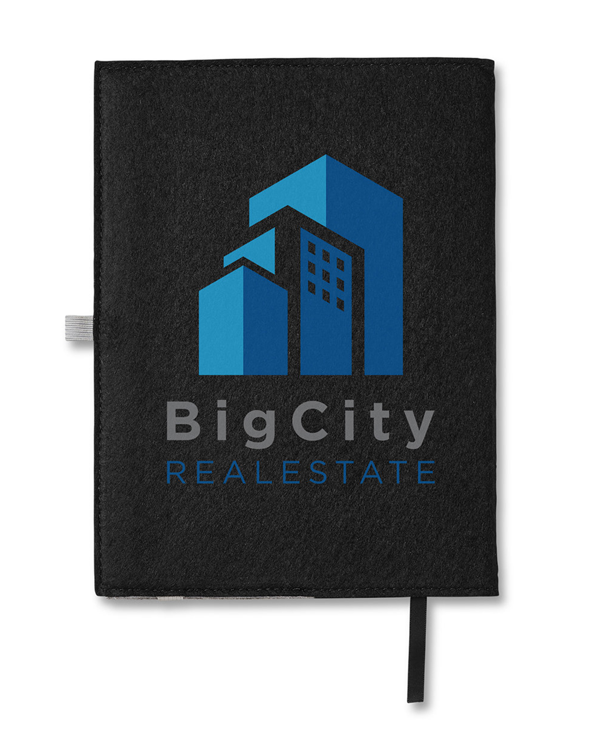 Felt Cover With Refillable Journal Notebook 6.5" X 8.7" 4