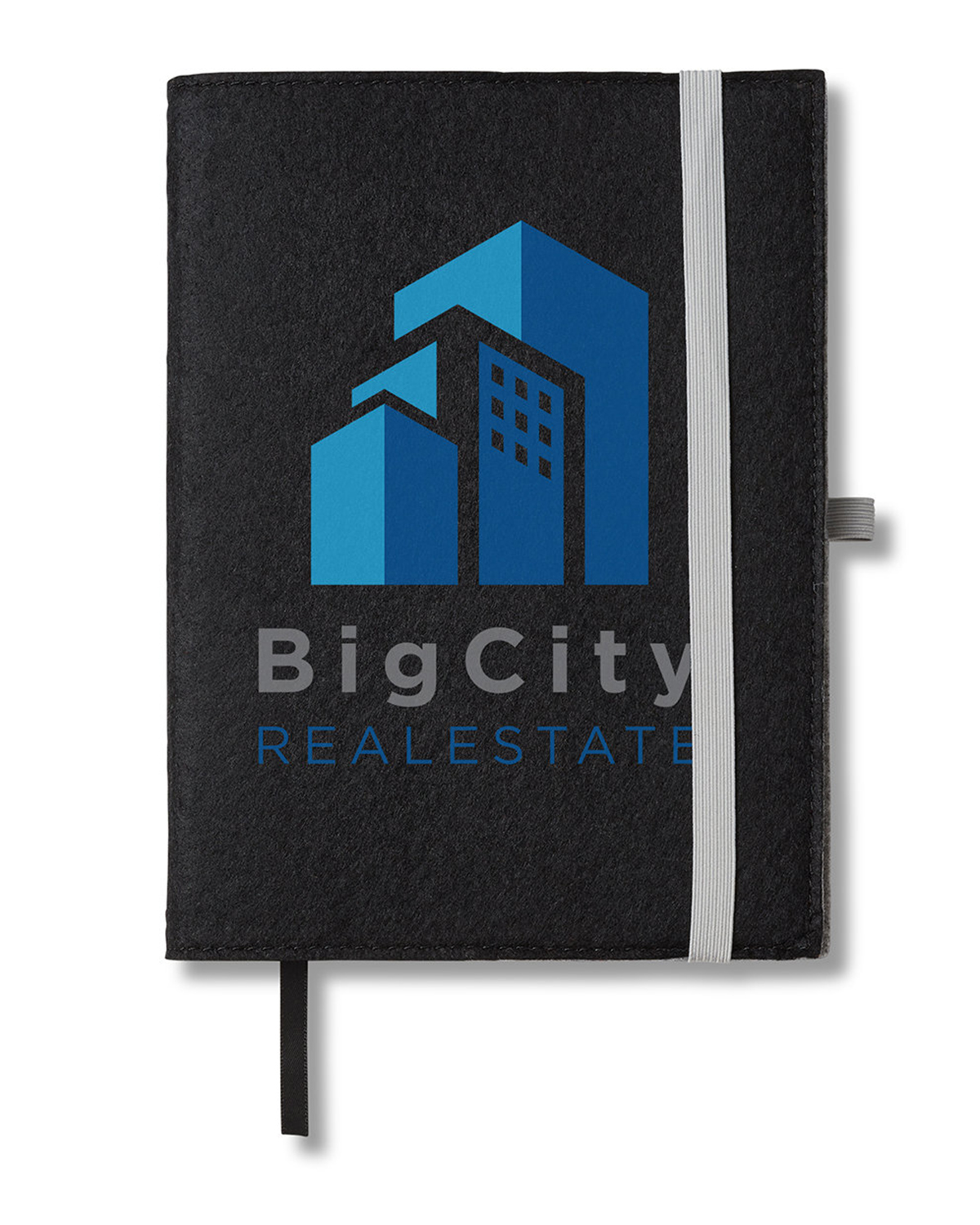 Felt Cover With Refillable Journal Notebook 6.5" X 8.7" 5