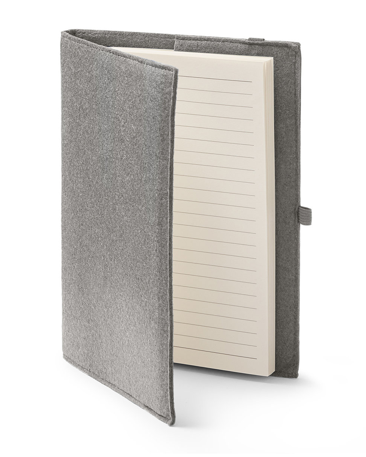 Felt Cover With Refillable Journal Notebook 6.5" X 8.7" 3