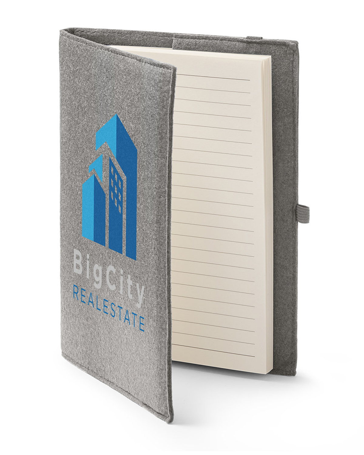 Felt Cover With Refillable Journal Notebook 6.5" X 8.7" 23