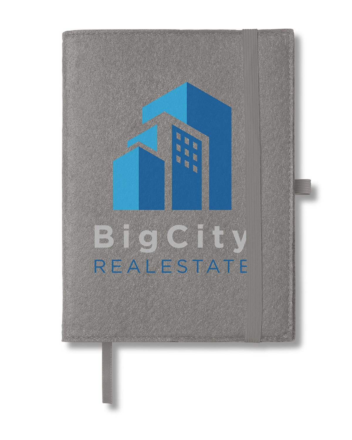 Felt Cover With Refillable Journal Notebook 6.5" X 8.7" 10