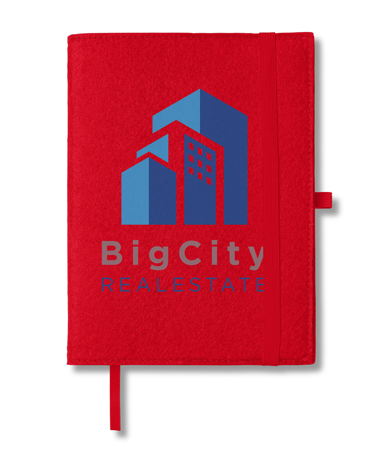 Felt Cover With Refillable Journal Notebook 6.5" X 8.7" 2