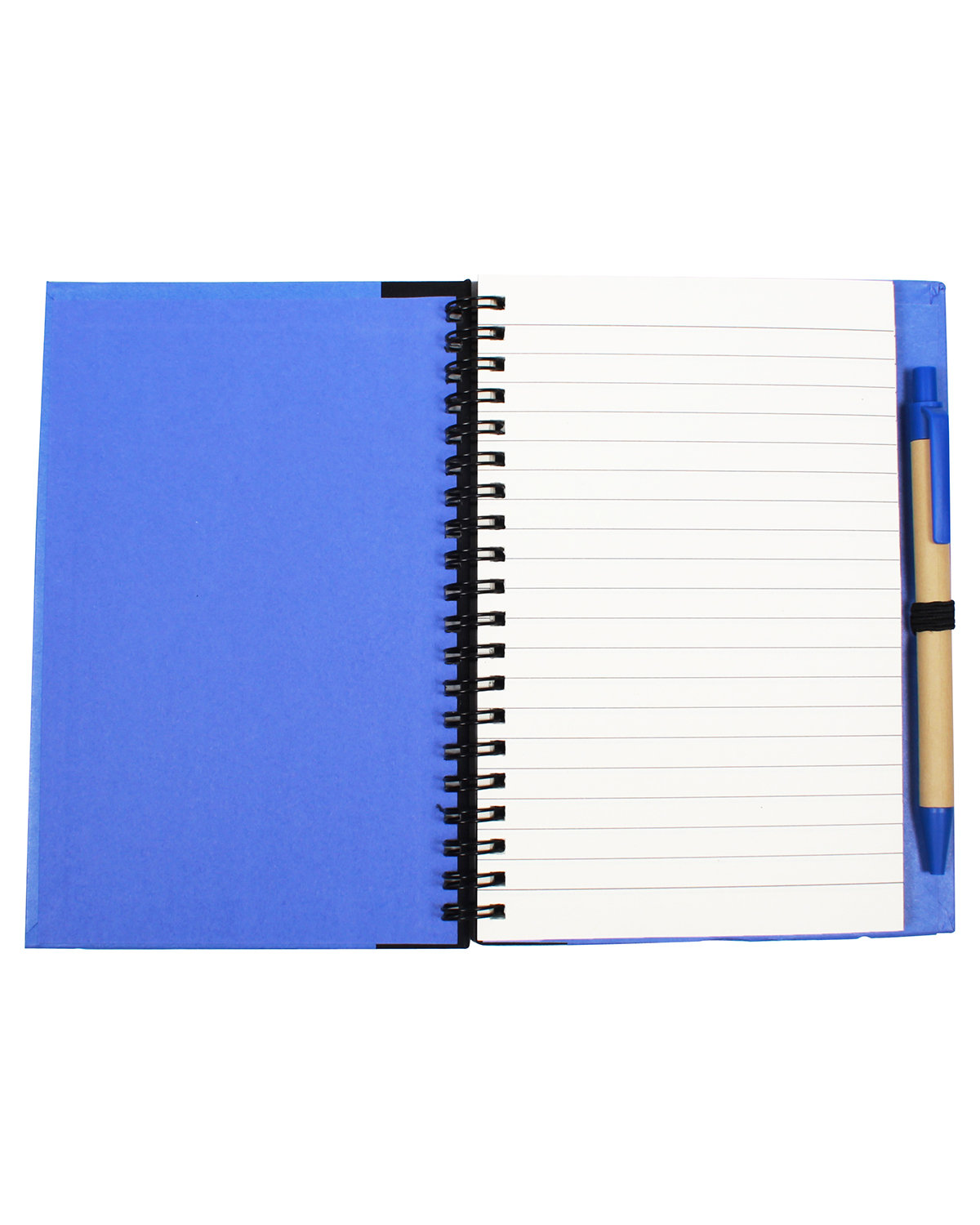 Contrast Paperboard Spiral Notebook & Pen 5.5" x 7.125" 10