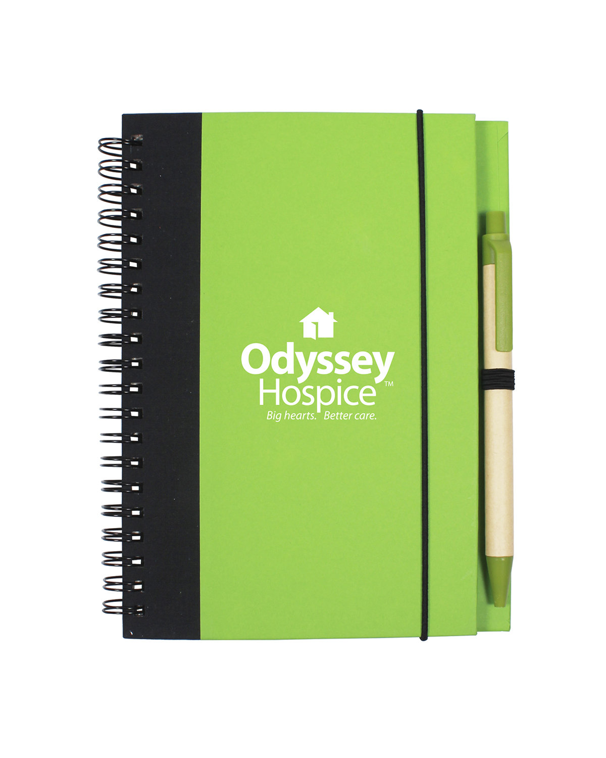 Contrast Paperboard Spiral Notebook & Pen 5.5" x 7.125" 21