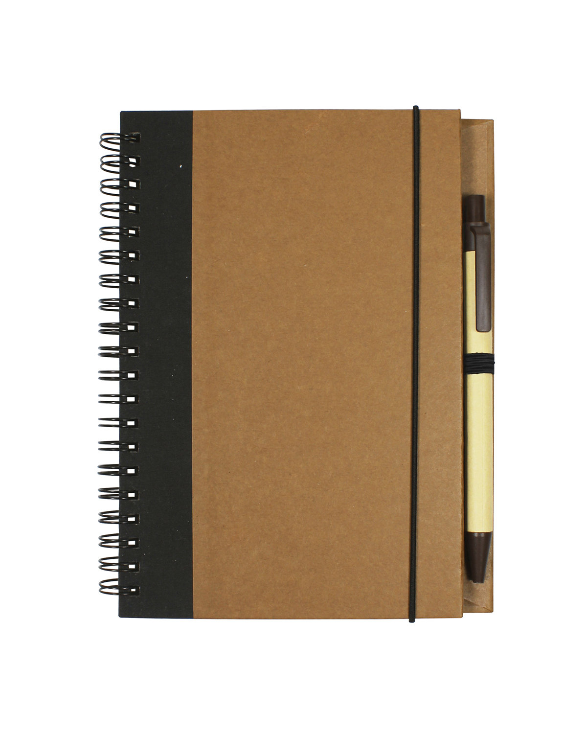 Contrast Paperboard Spiral Notebook & Pen 5.5" x 7.125" 11