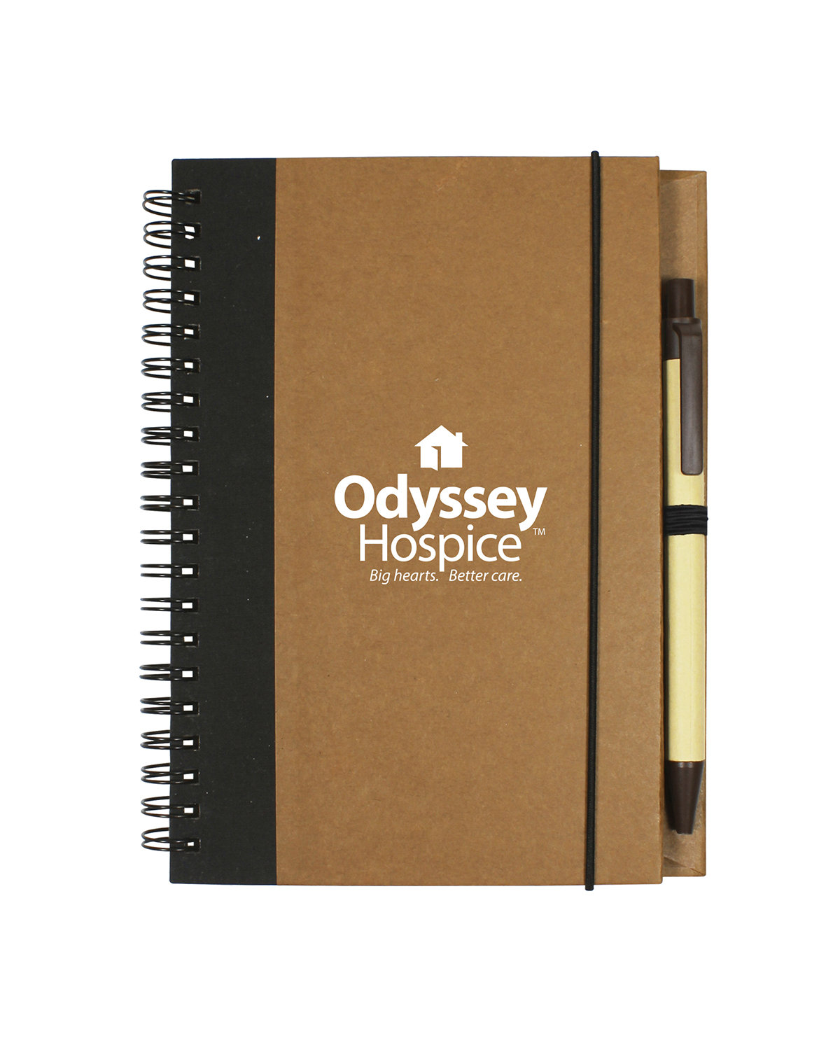 Contrast Paperboard Spiral Notebook & Pen 5.5" x 7.125" 19