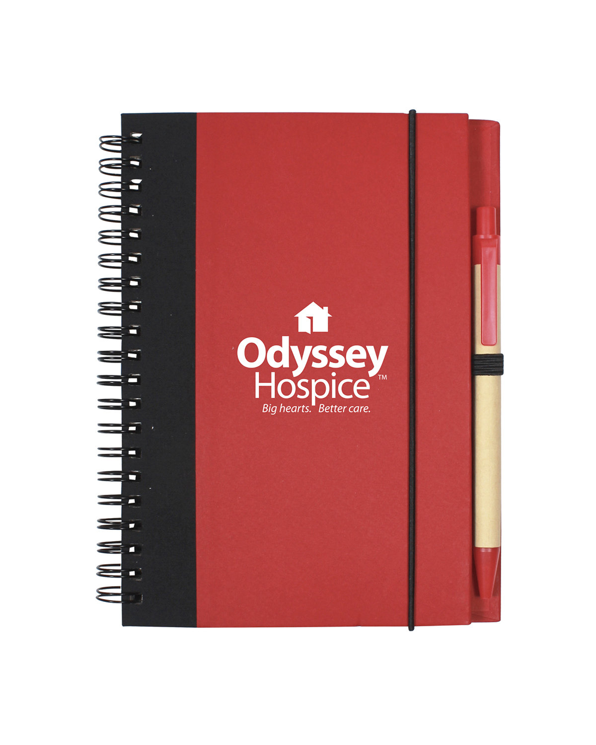 Contrast Paperboard Spiral Notebook & Pen 5.5" x 7.125" 22