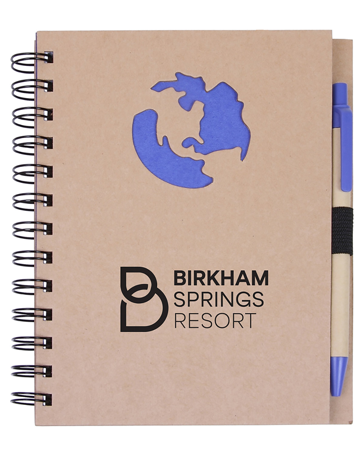 Globe Die Cut Spiral Notebook & Pen 5.875" x 7" 4