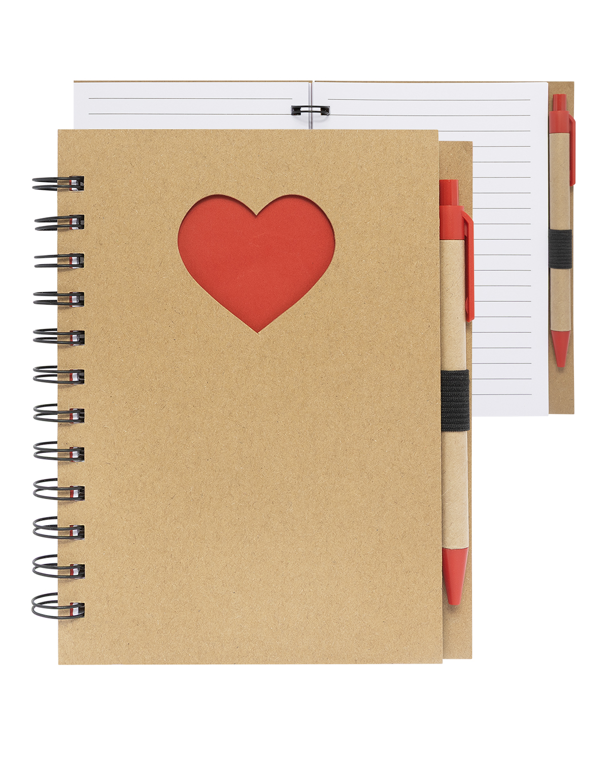 Paper Notebook with Die Cut Heart Shape 4
