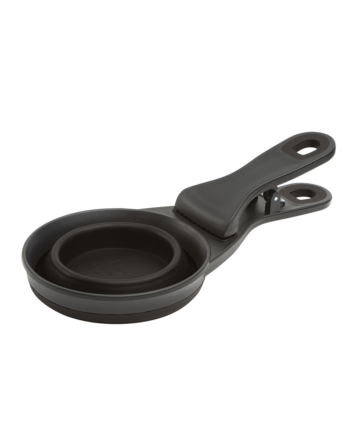 Collapsible Pet Food Scoop & Clip 17