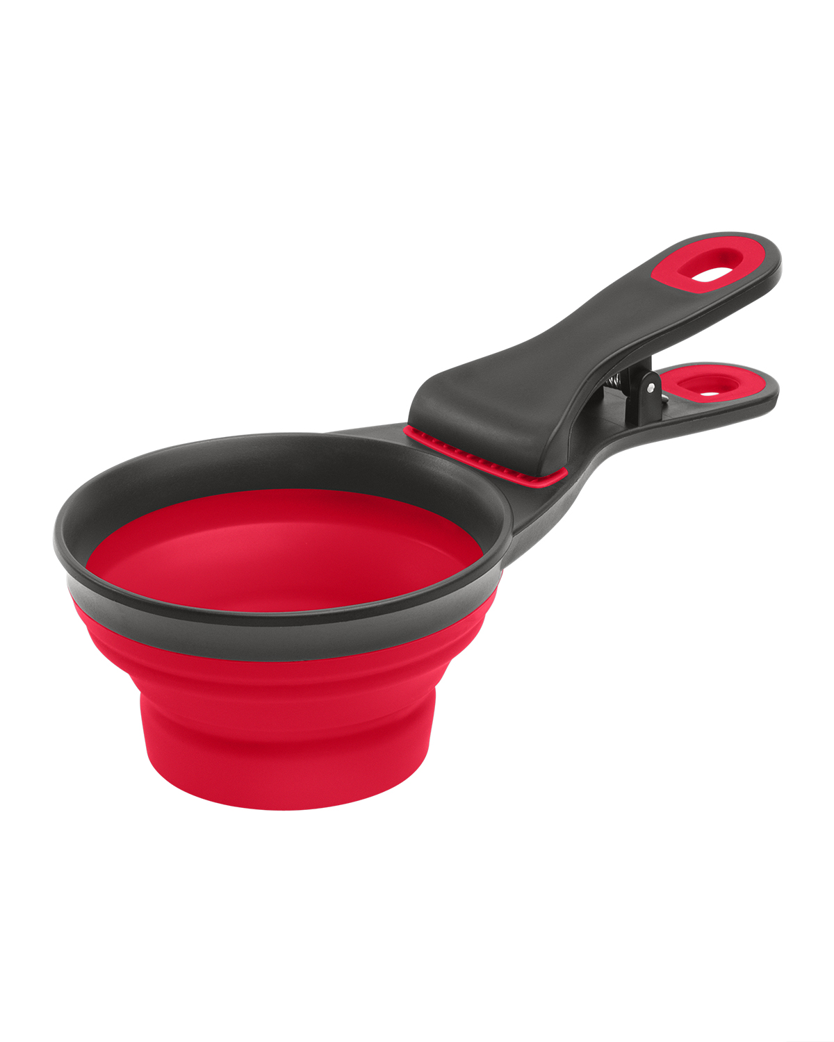 Collapsible Pet Food Scoop & Clip 25