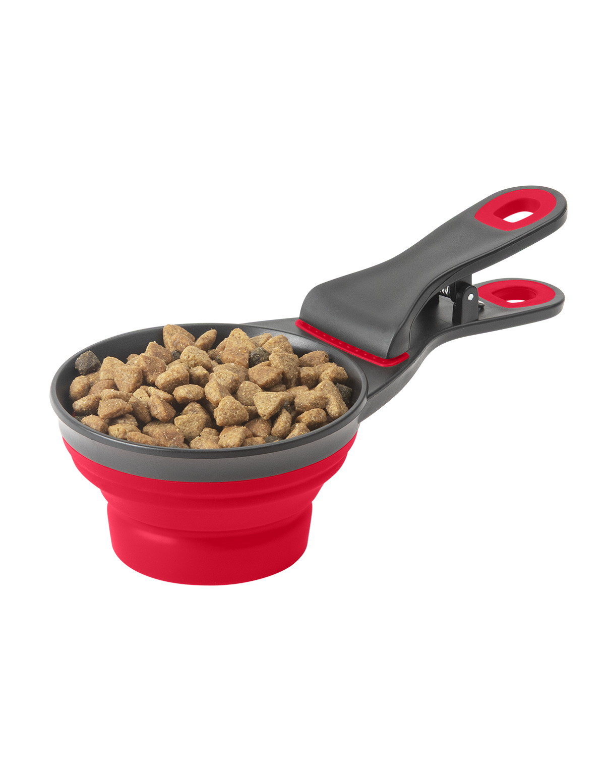 Collapsible Pet Food Scoop & Clip 9
