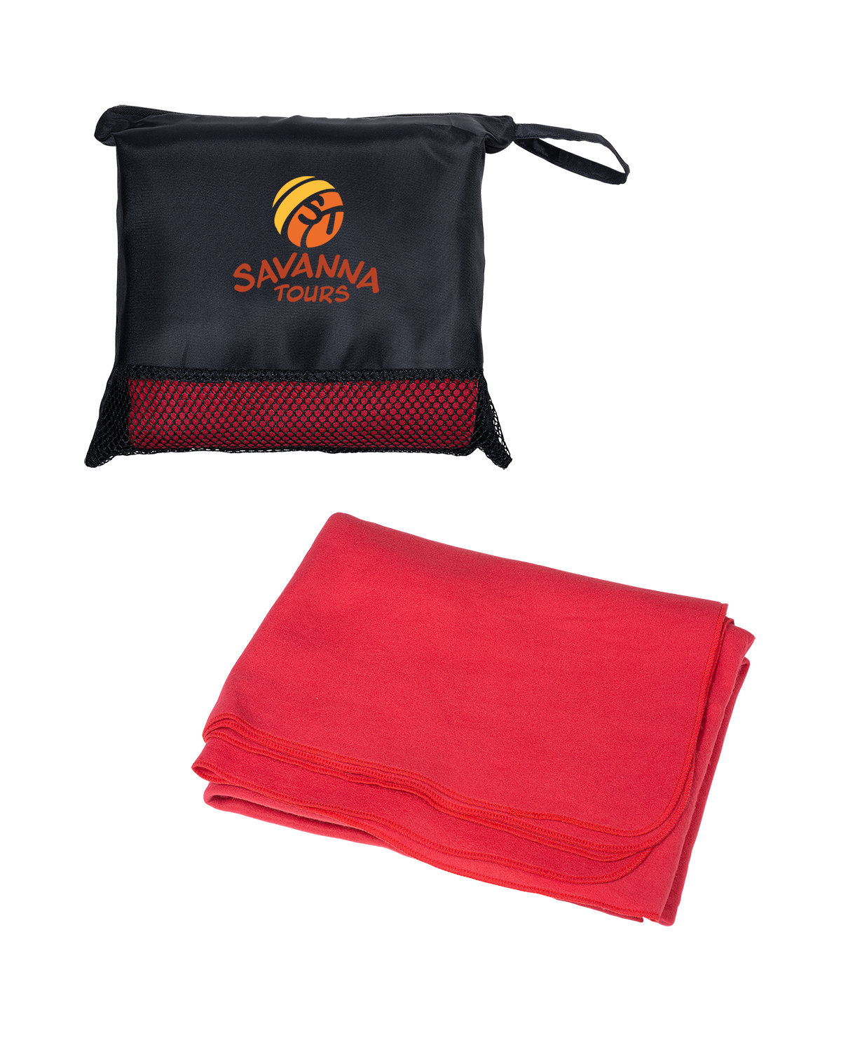 Travel Blanket In Pouch 12