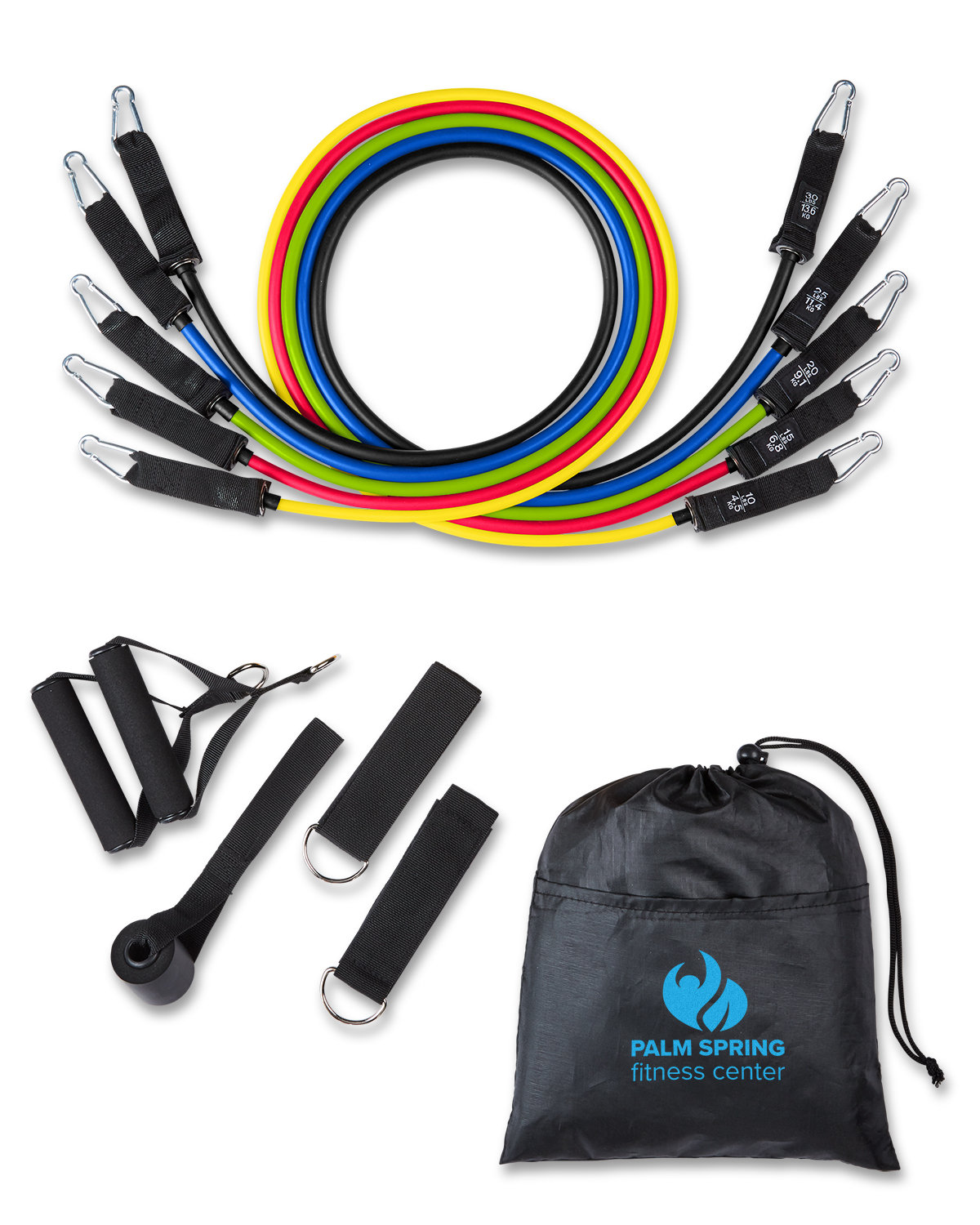 b.active Ultimate Resistance Band Fitness Set 4