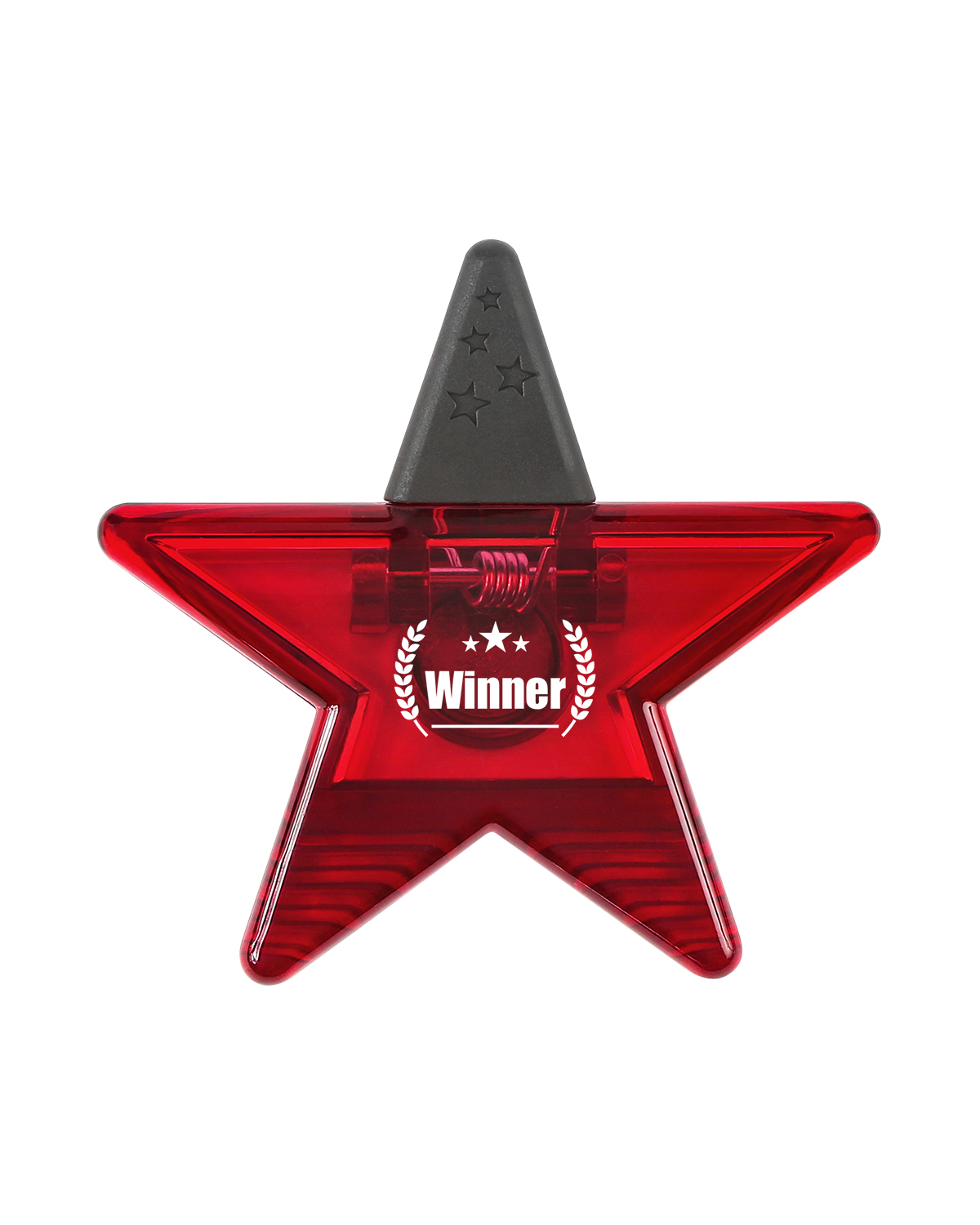 Recycled PS Star Shape Magnetic Memo Clip 3