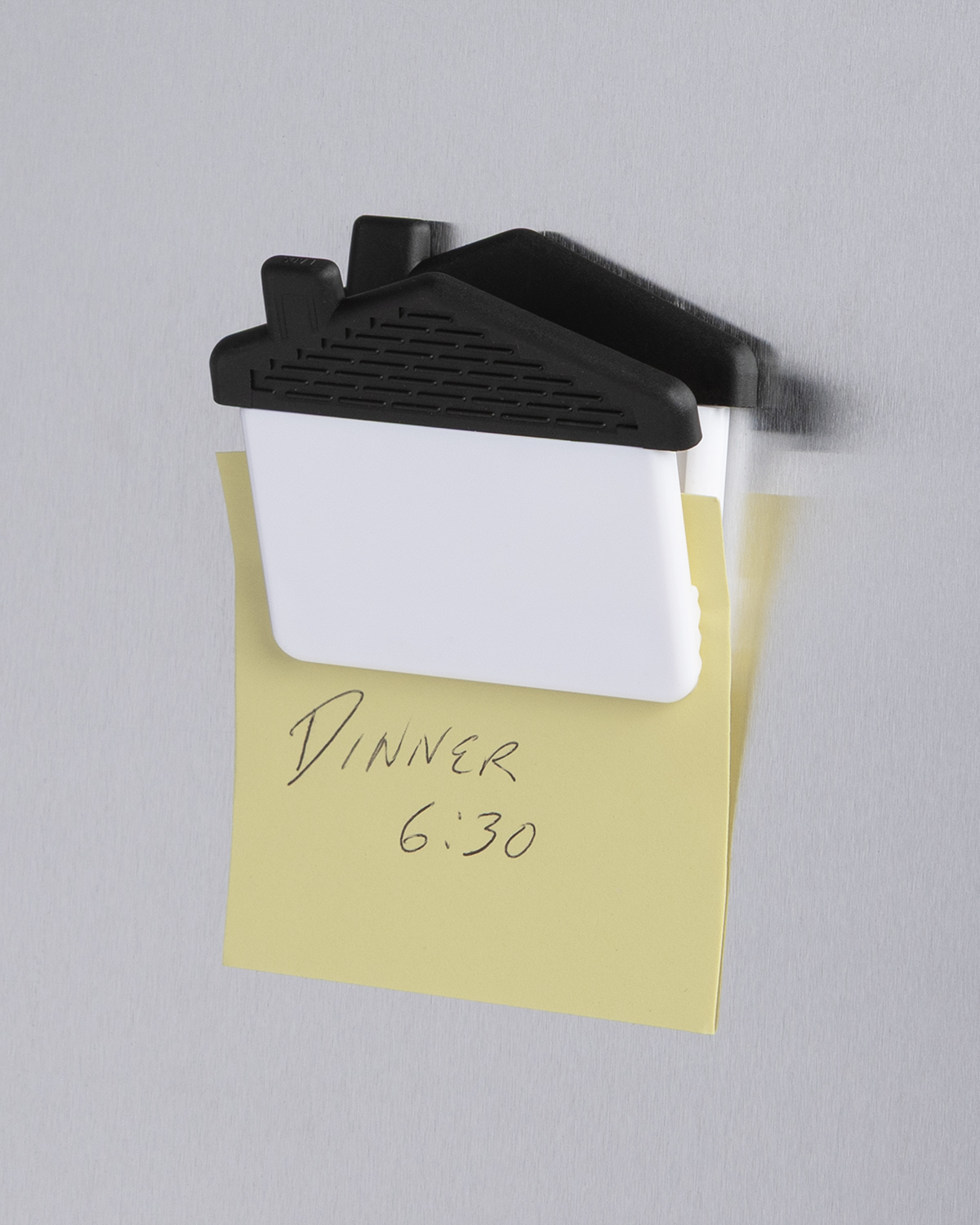 Recycled PS House Shape Magnetic Memo Clip 4