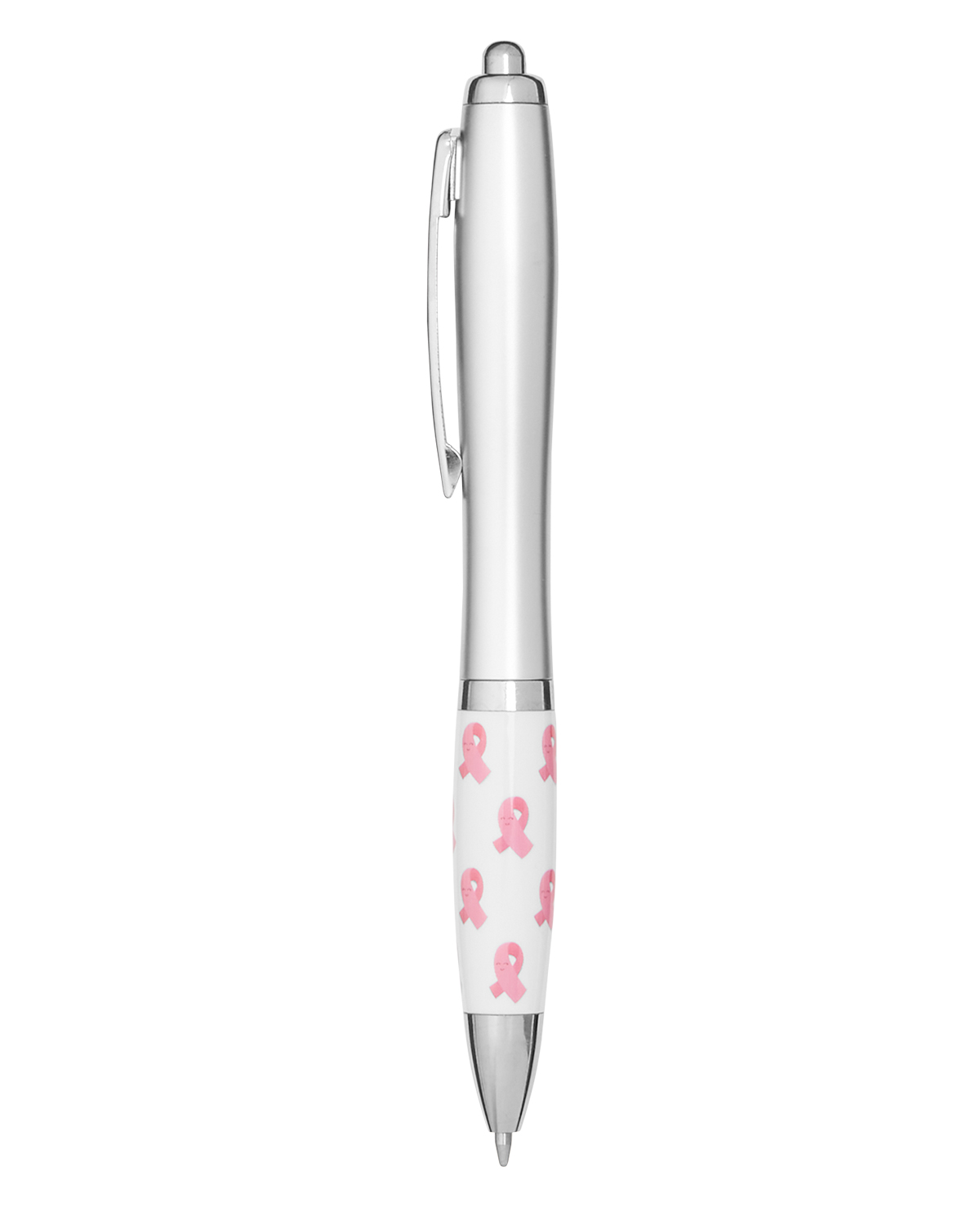 Breast Cancer Awareness Pink Ribbon Recycled ABS Ballpoint Pen 3