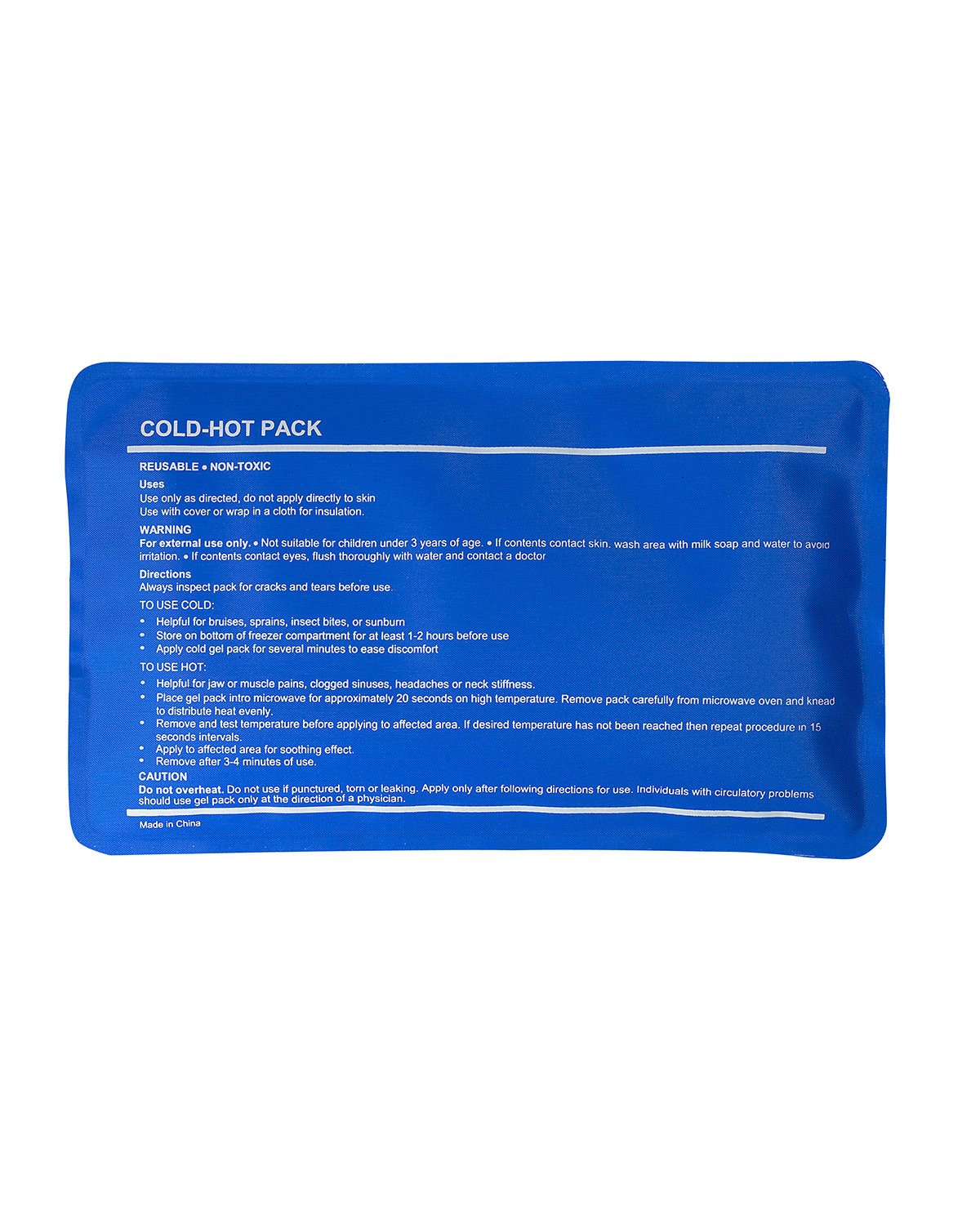 Nylon Covered Gel Hot-Cold Pack