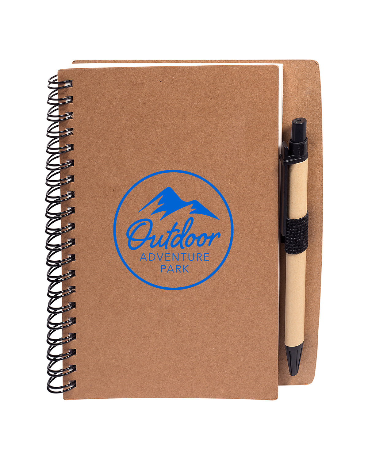 Stone Paper Spiral Notebook & Pen 5.5" x 7" 4