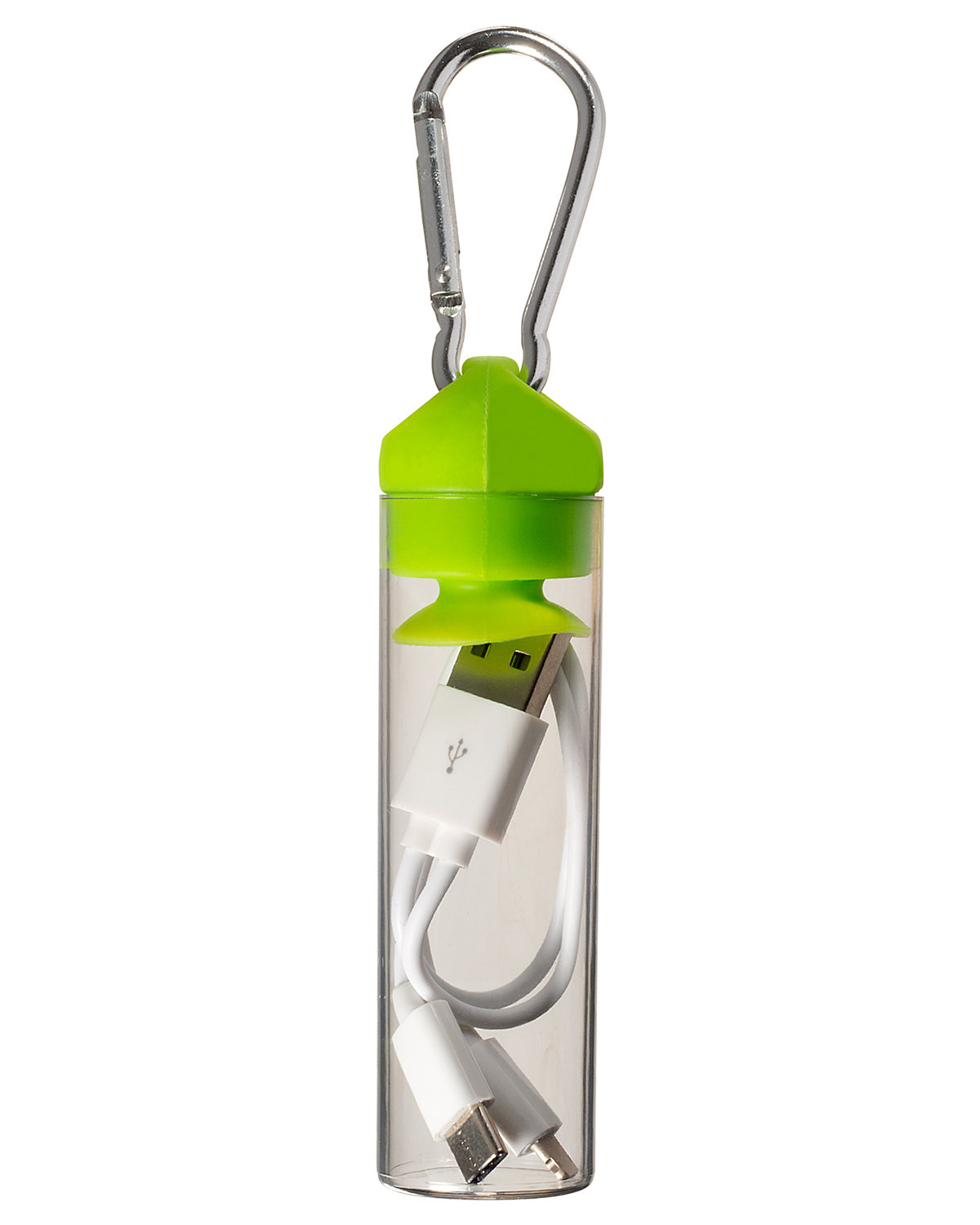 3-in-1 Charger Cable in Carabiner Storage Tube 4