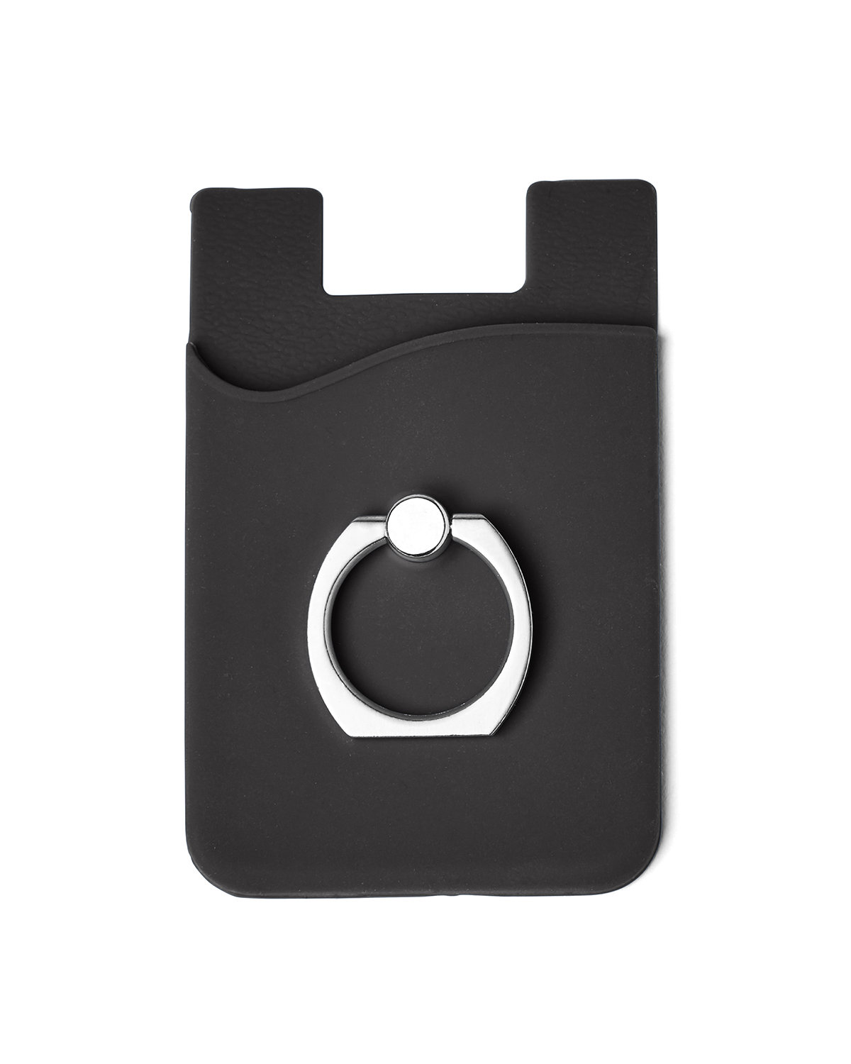 Silicone Card Holder with Metal Ring Phone Stand 9