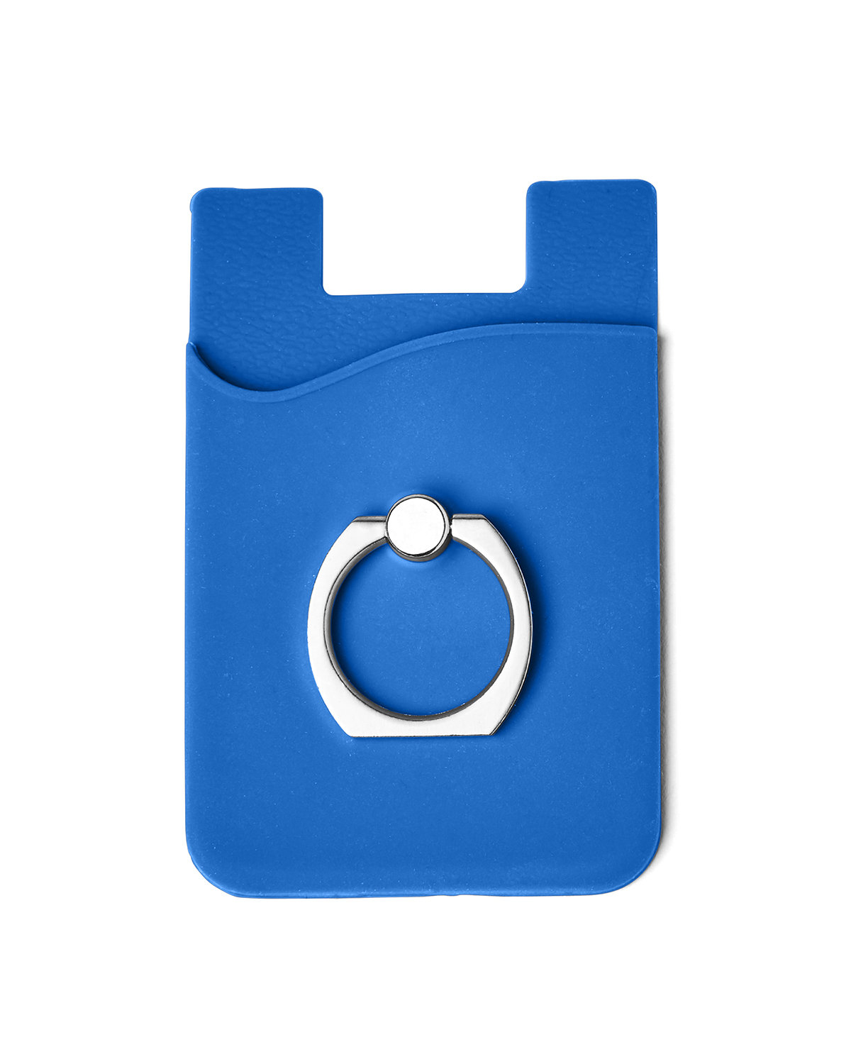 Silicone Card Holder with Metal Ring Phone Stand 52