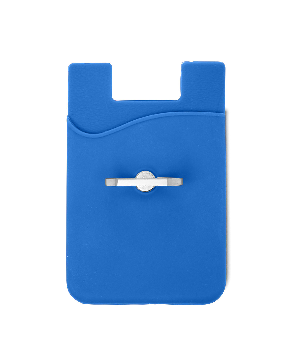 Silicone Card Holder with Metal Ring Phone Stand 1
