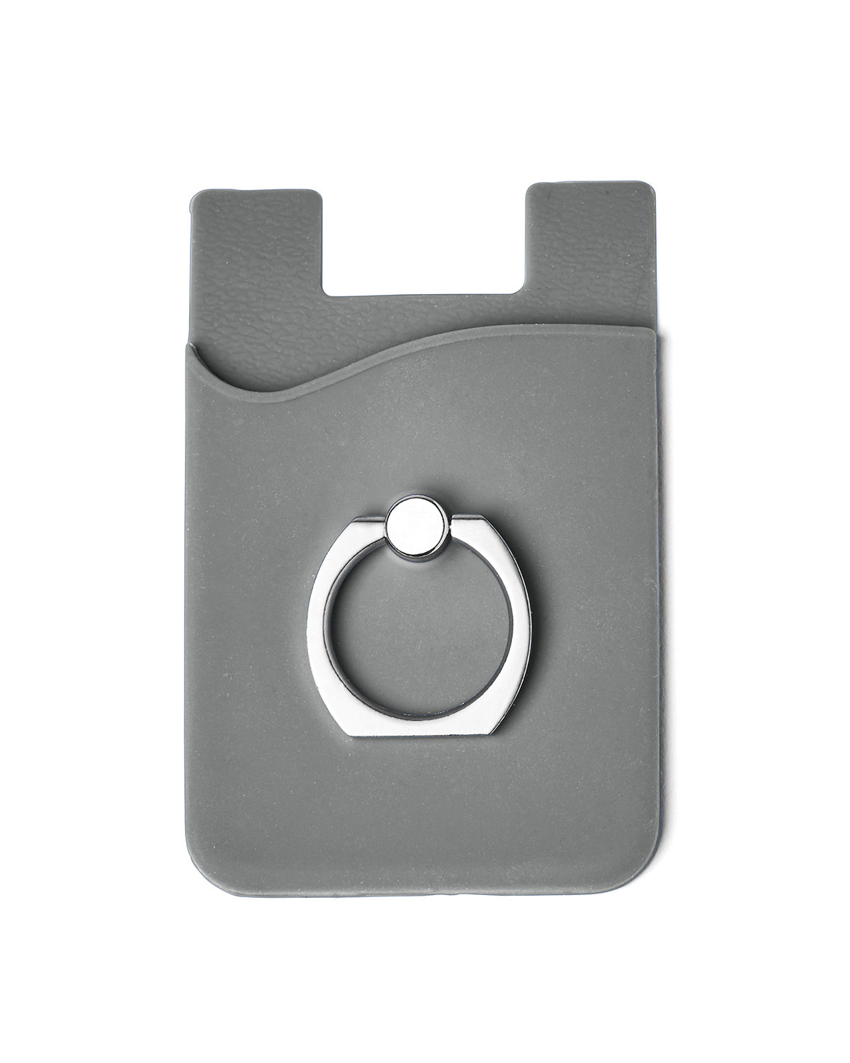 Silicone Card Holder with Metal Ring Phone Stand 7