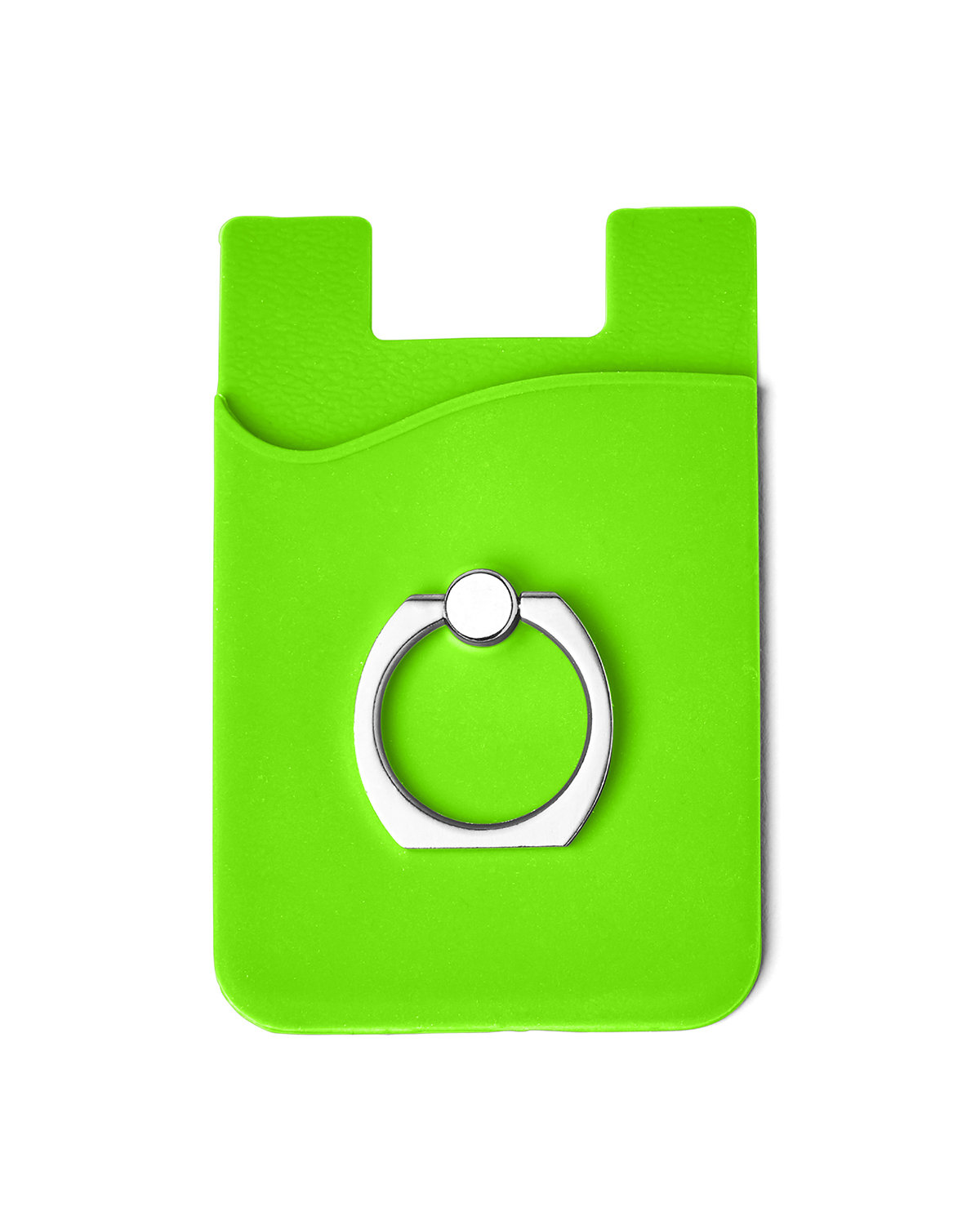 Silicone Card Holder with Metal Ring Phone Stand 53