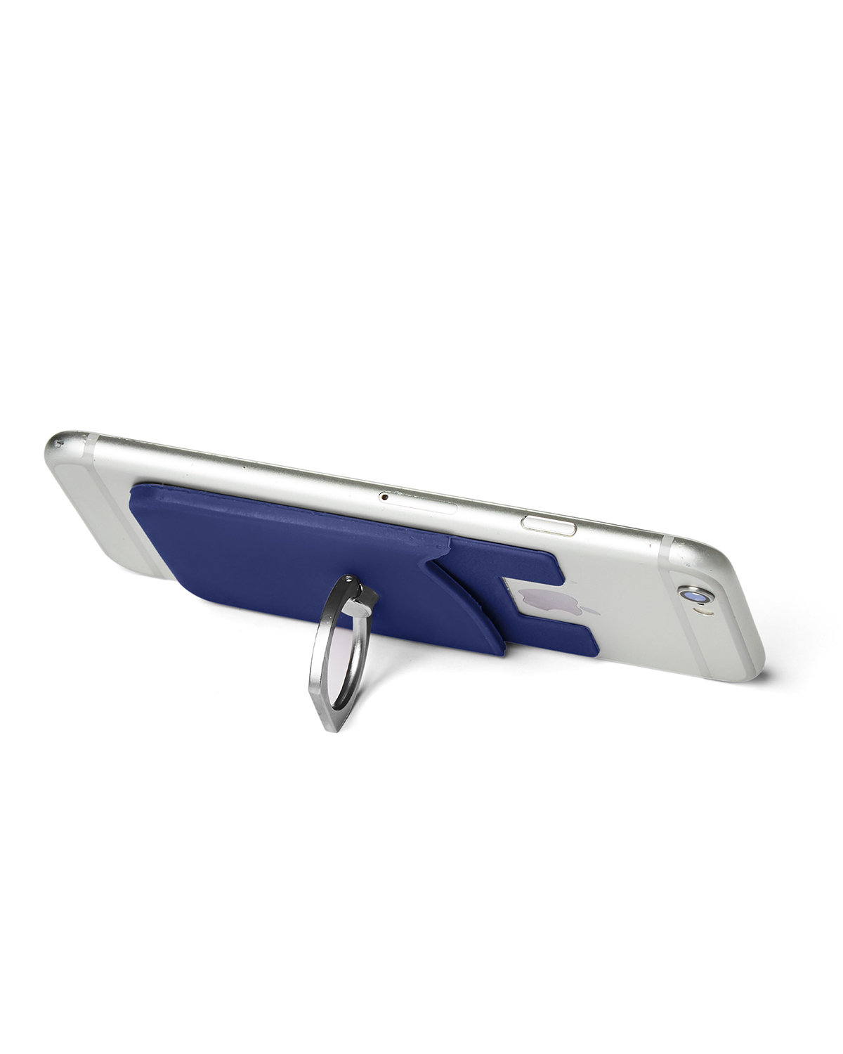 Silicone Card Holder with Metal Ring Phone Stand 42