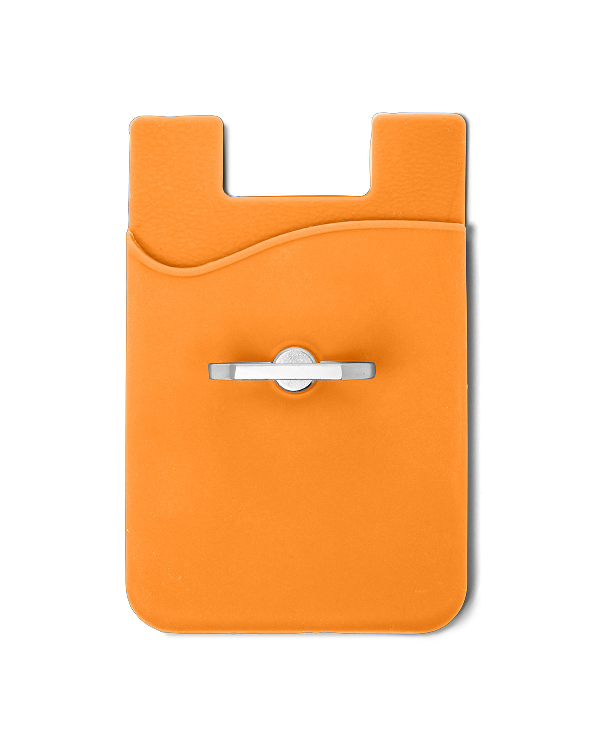 Silicone Card Holder with Metal Ring Phone Stand 55