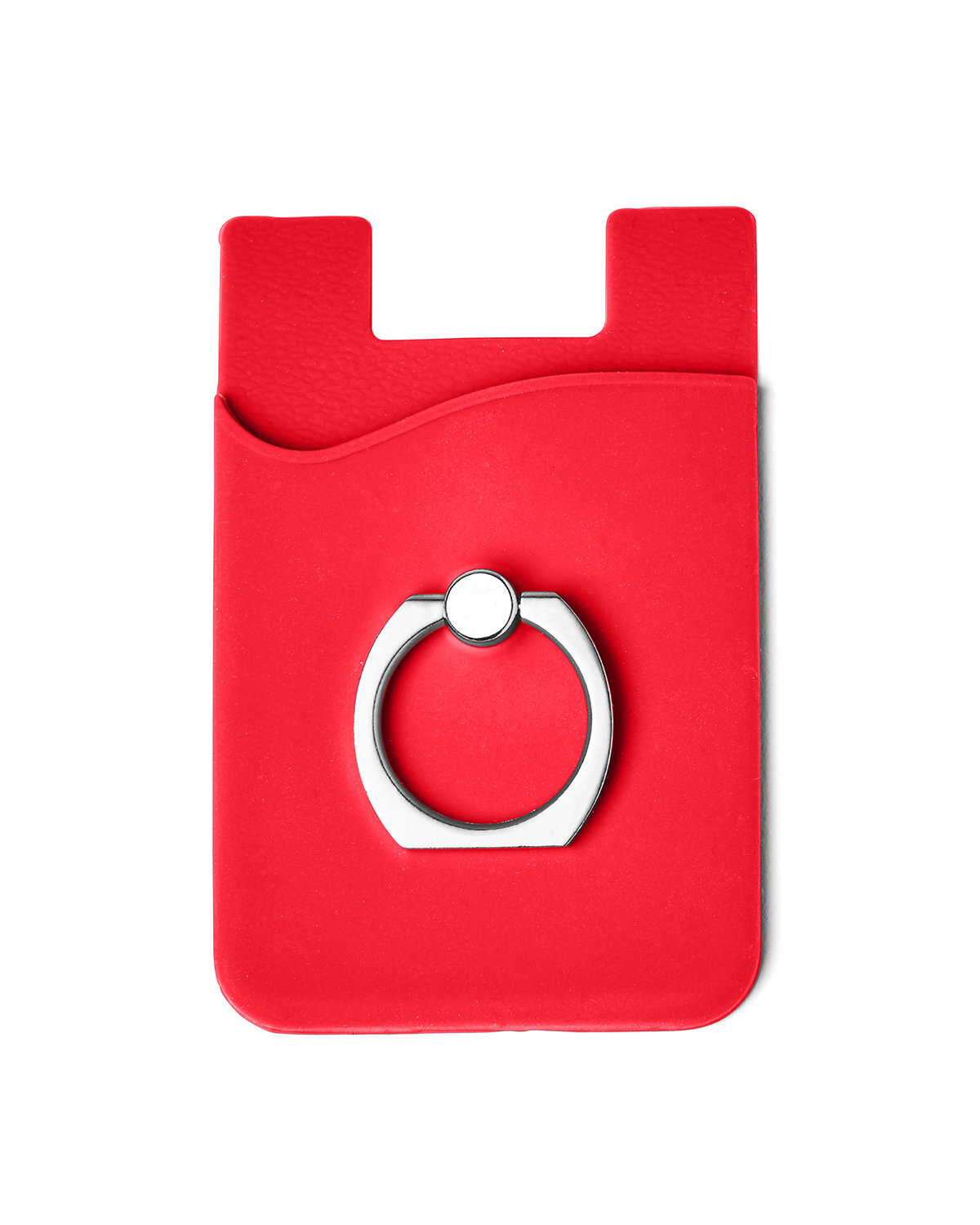 Silicone Card Holder with Metal Ring Phone Stand 31