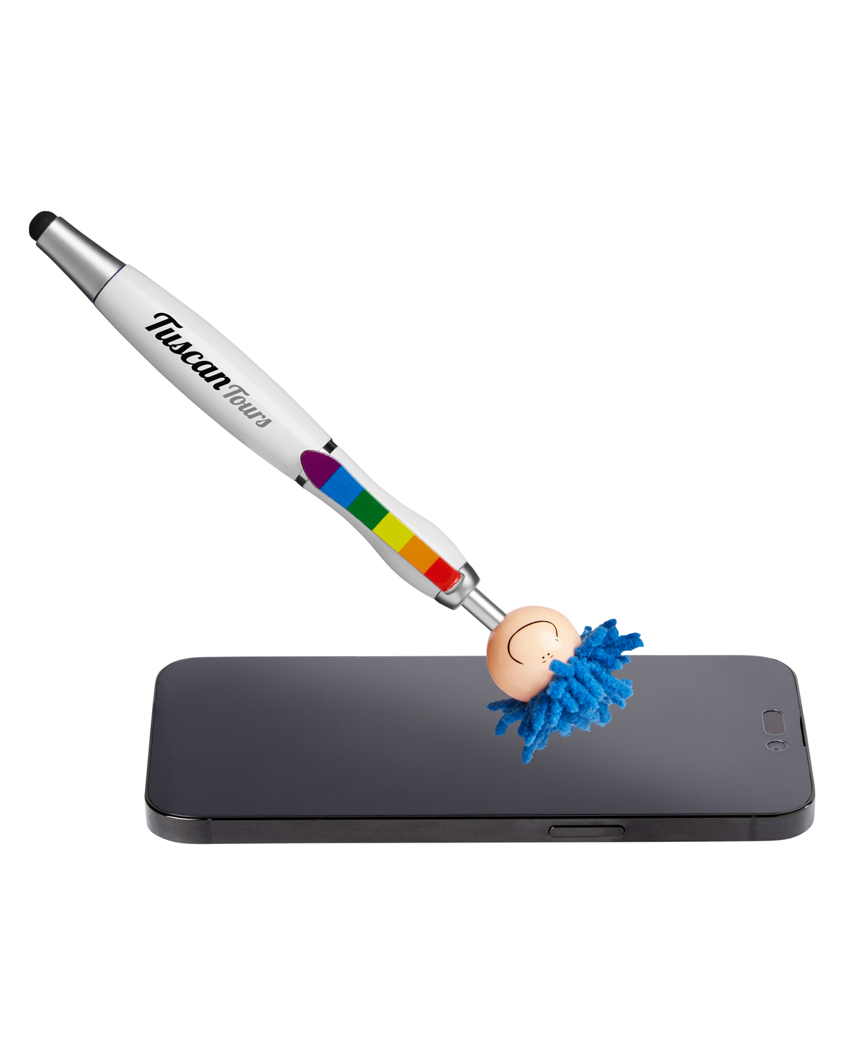 Multicultural Screen Cleaner With Stylus Pen 166