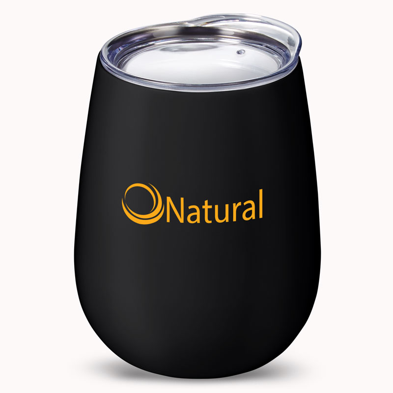 10 oz Stemless Insulated Wine Tumbler With Lid 12