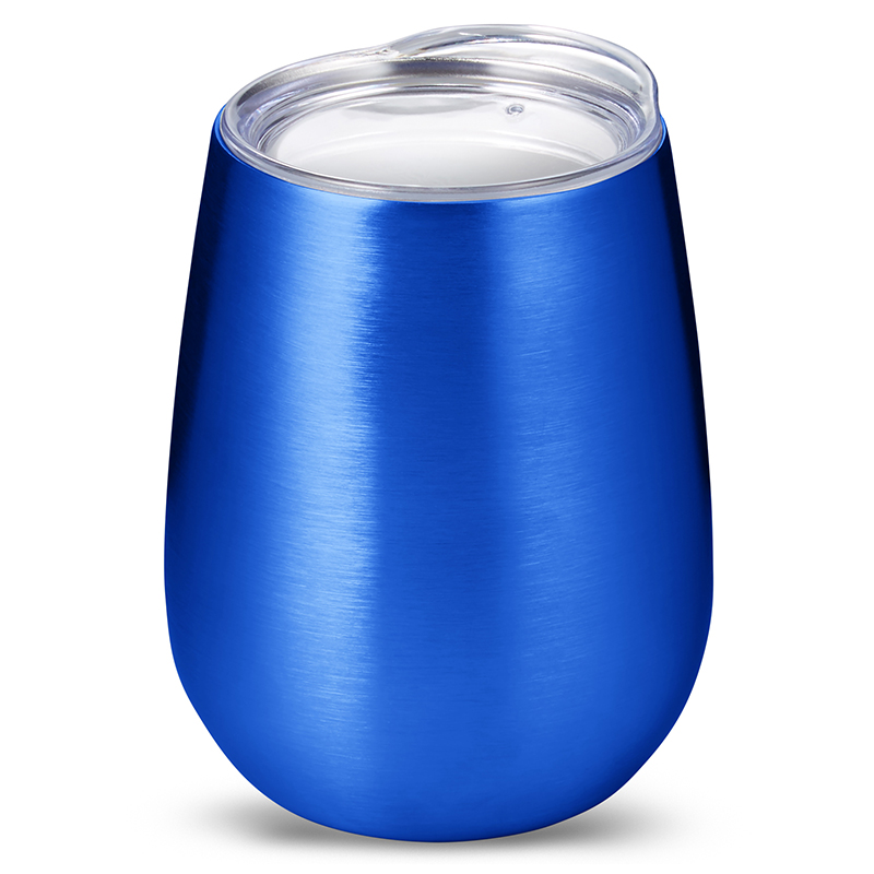 10 oz Stemless Insulated Wine Tumbler With Lid 7