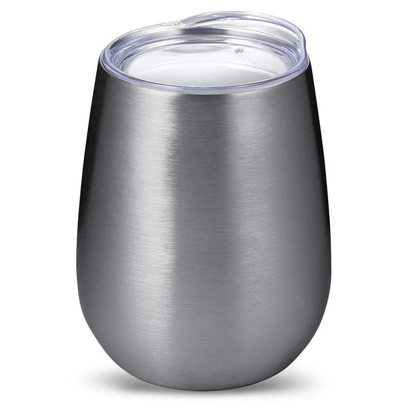 10 oz Stemless Insulated Wine Tumbler With Lid 3