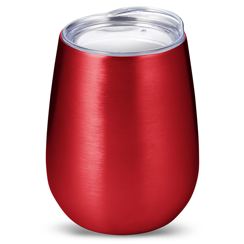 10 oz Stemless Insulated Wine Tumbler With Lid 10
