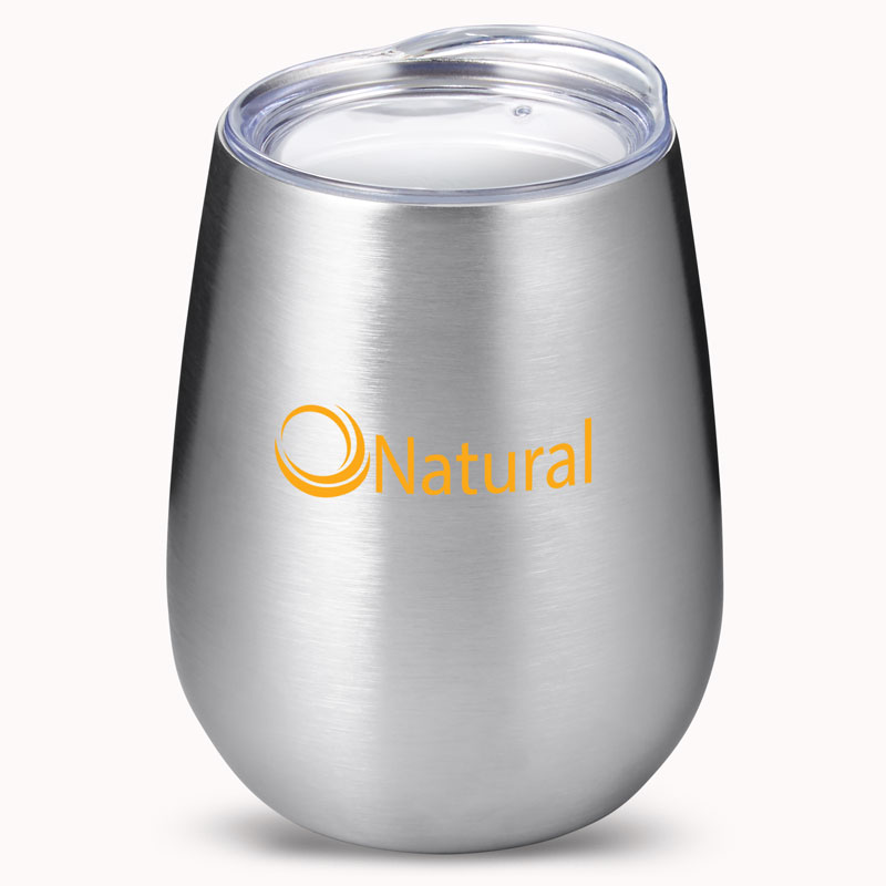 10 oz Stemless Insulated Wine Tumbler With Lid 2