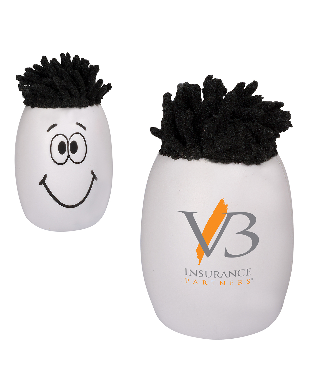 Smiling Oblong Stress Ball 2