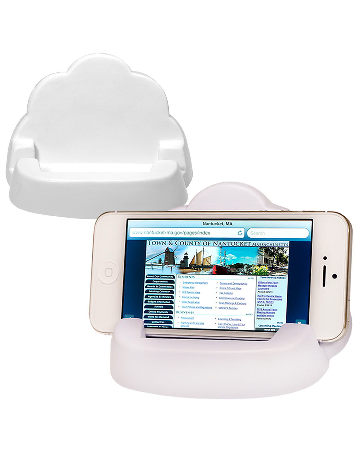 Cloud Shape Phone Stand Stress Ball 12