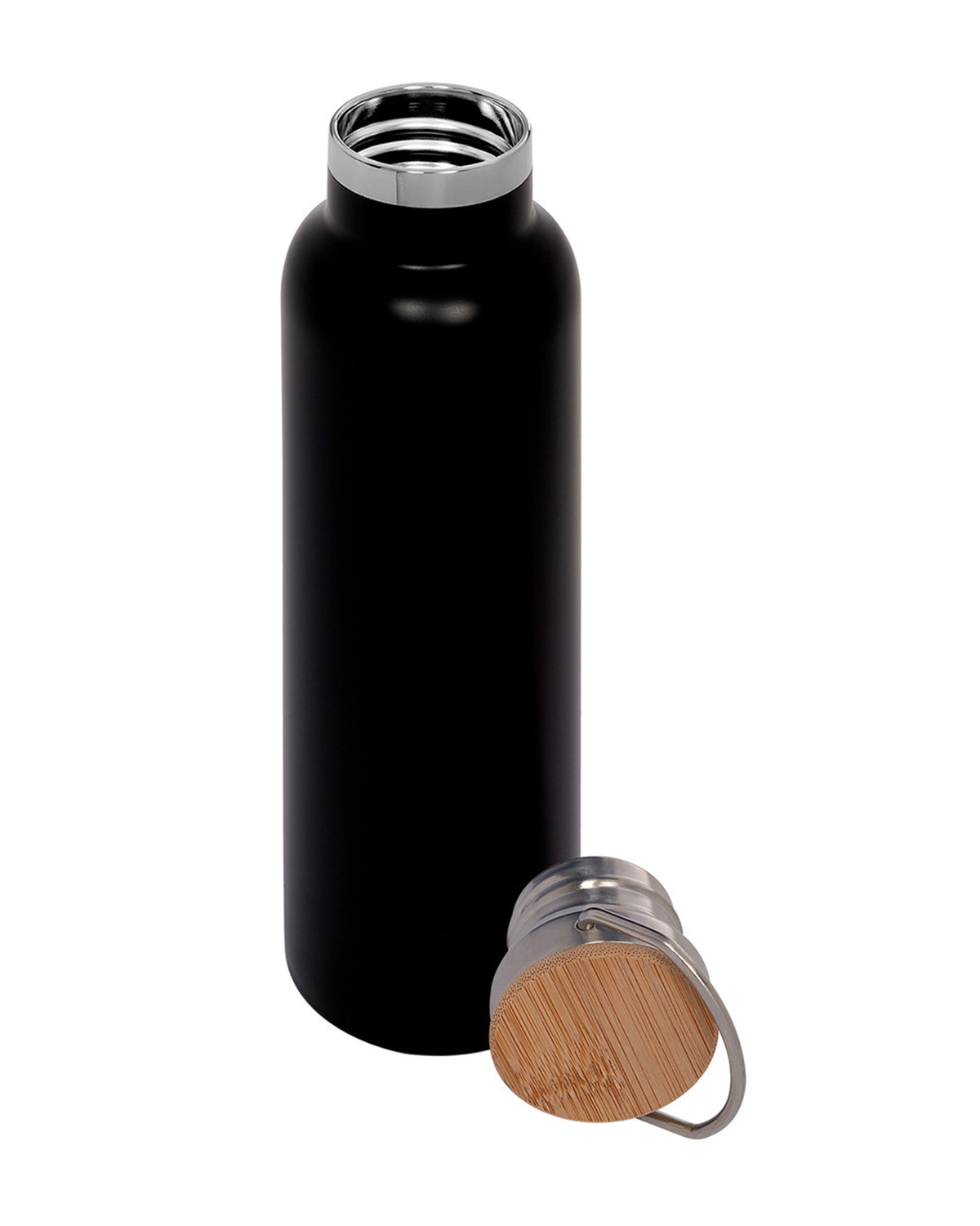 20 oz Vacuum Insulated Water Bottle With Bamboo Lid 23