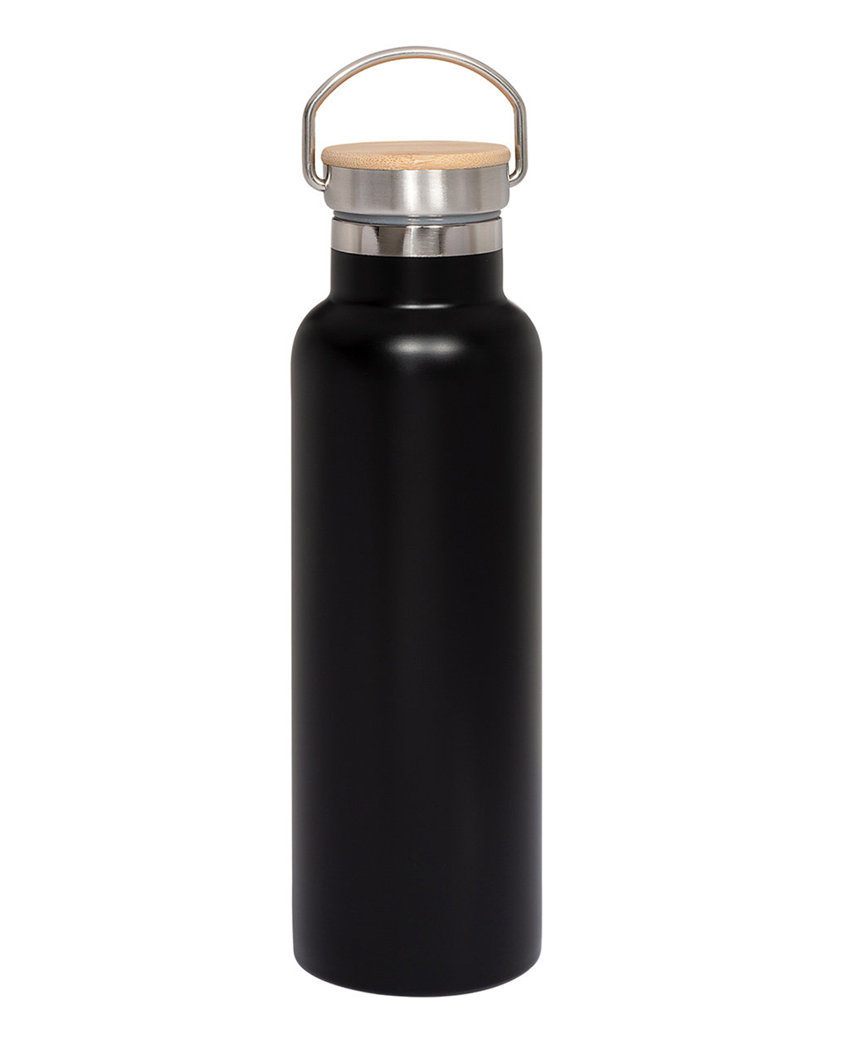 20 oz Vacuum Insulated Water Bottle With Bamboo Lid 9