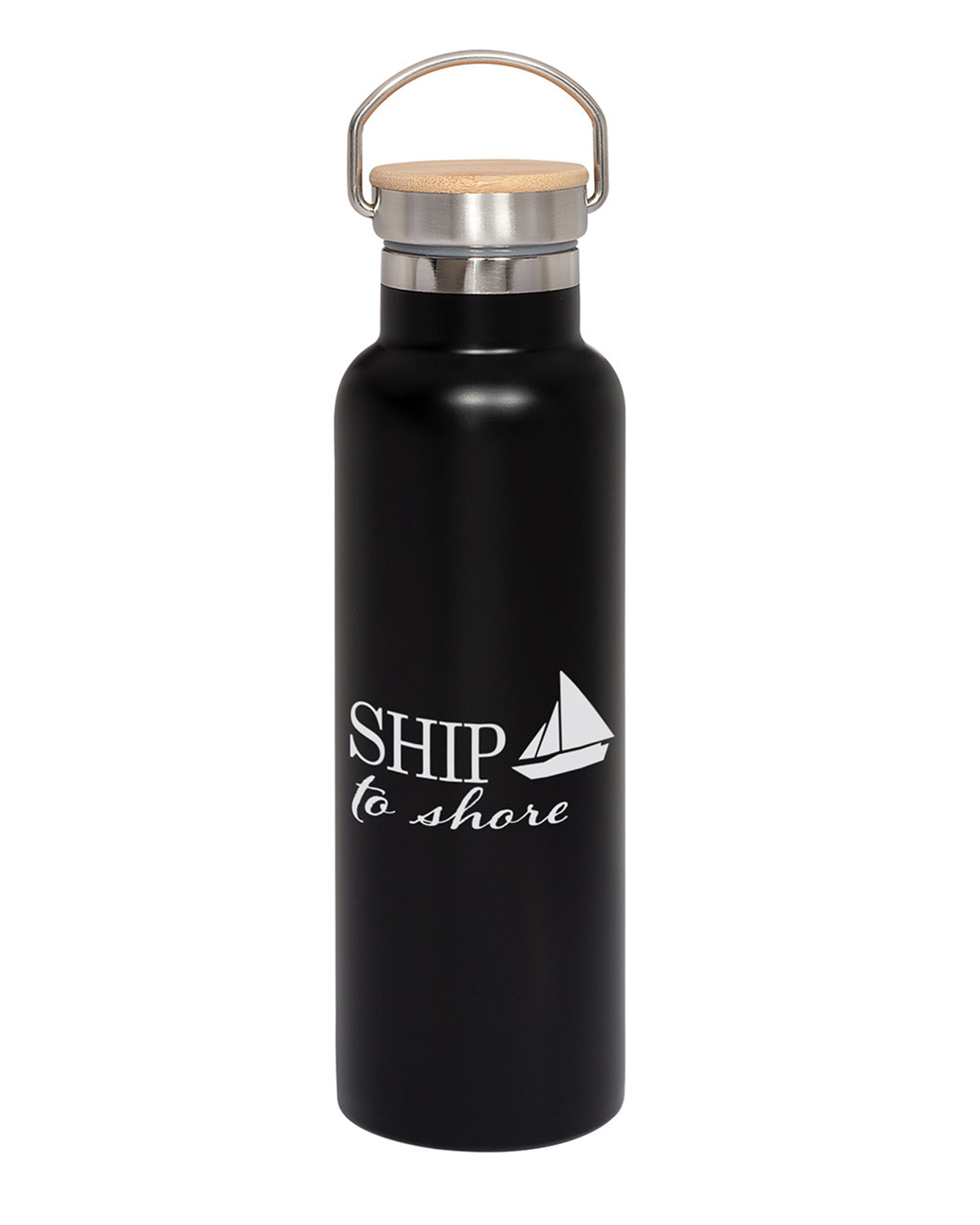 20 oz Vacuum Insulated Water Bottle With Bamboo Lid 22