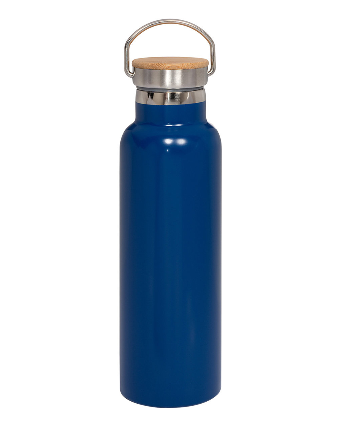20 oz Vacuum Insulated Water Bottle With Bamboo Lid 7