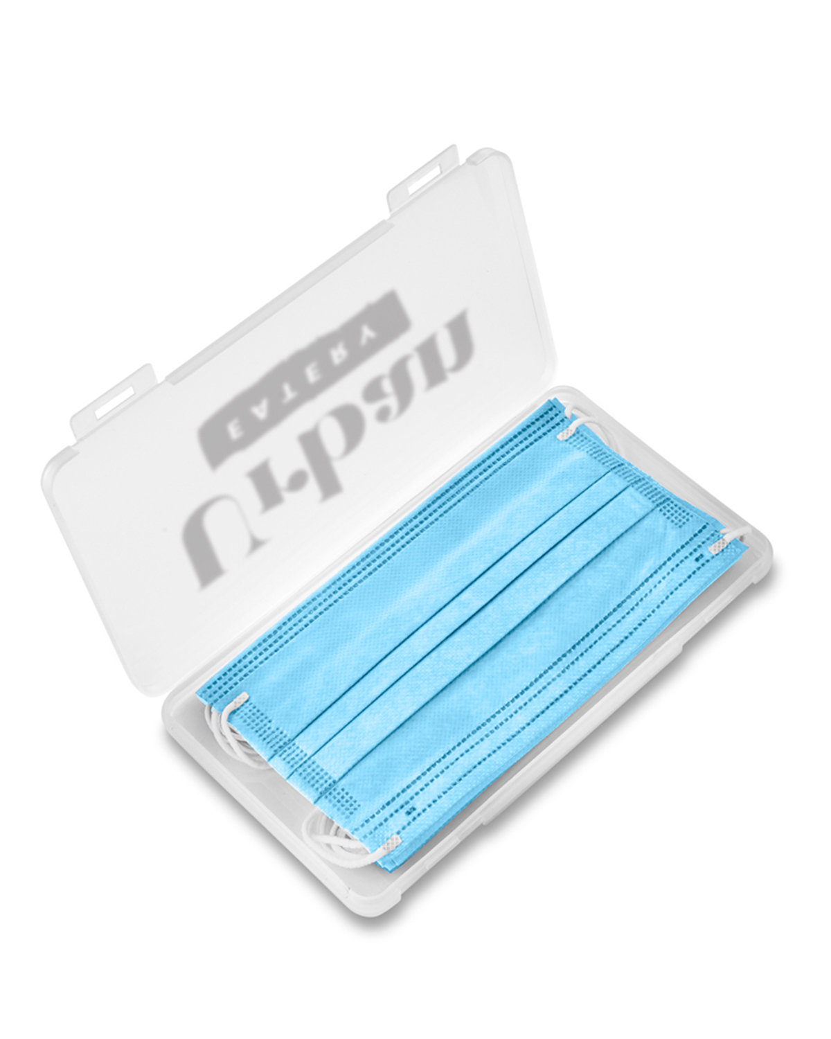 Mask Set In Clear Frosted Case 44